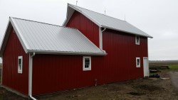 Completed barn restoration and addition.